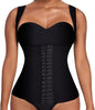 Women'S Underbust Corset Waist Trainer Cincher Steel Boned Body Shaper Tummy Fat Burner S-4XL