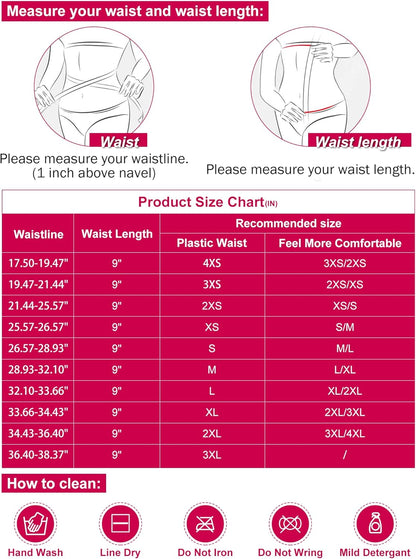 Atbuty Short Torso Waist Trainers Cincher Corset Underbust Body Shaper Latex Sport Girdle