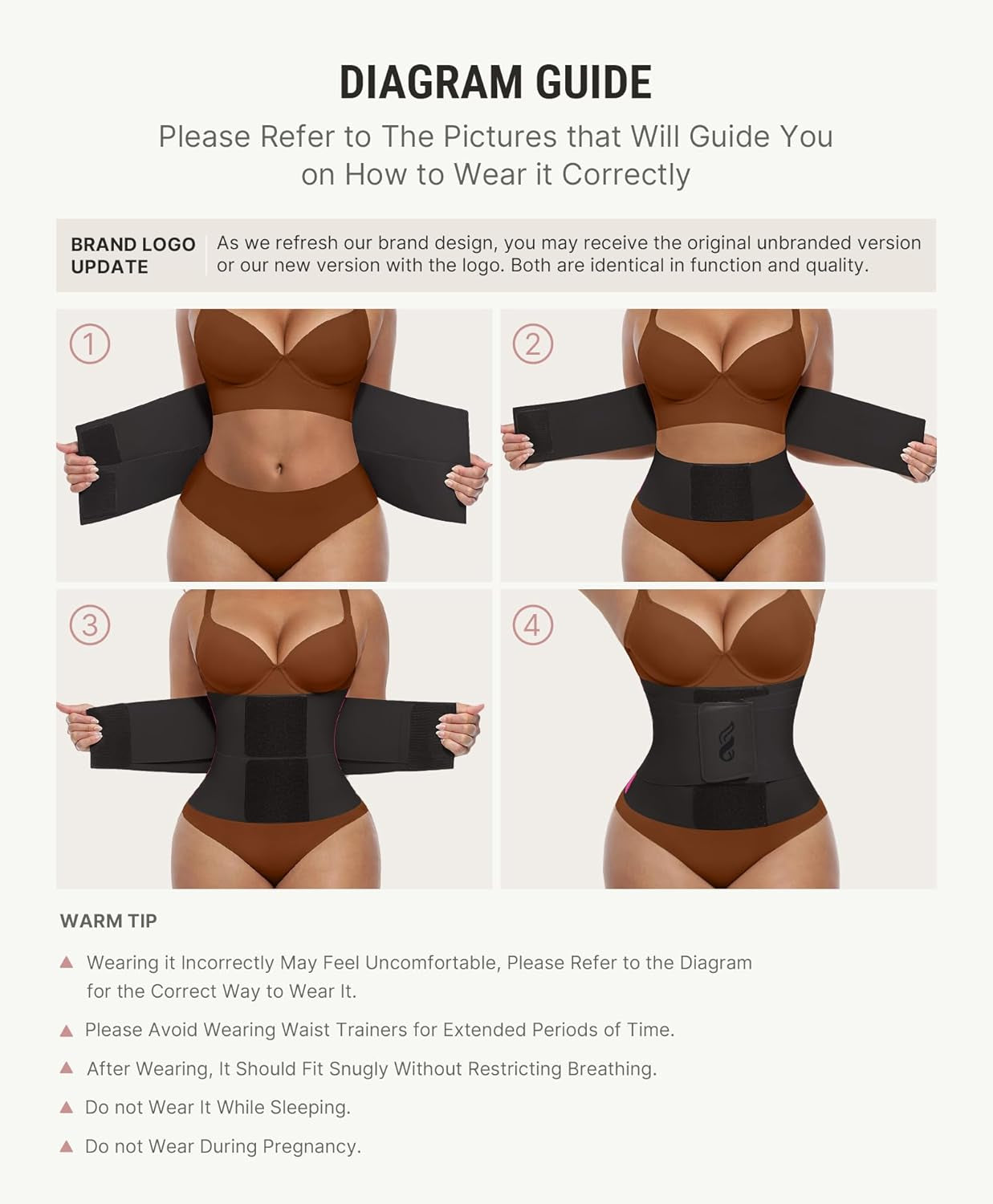Feelingirl Waist Trainer Belt Waist Cincher Trimmer Ab Belt Tummy Control Body Shaper with Triple Wrap Women and Men
