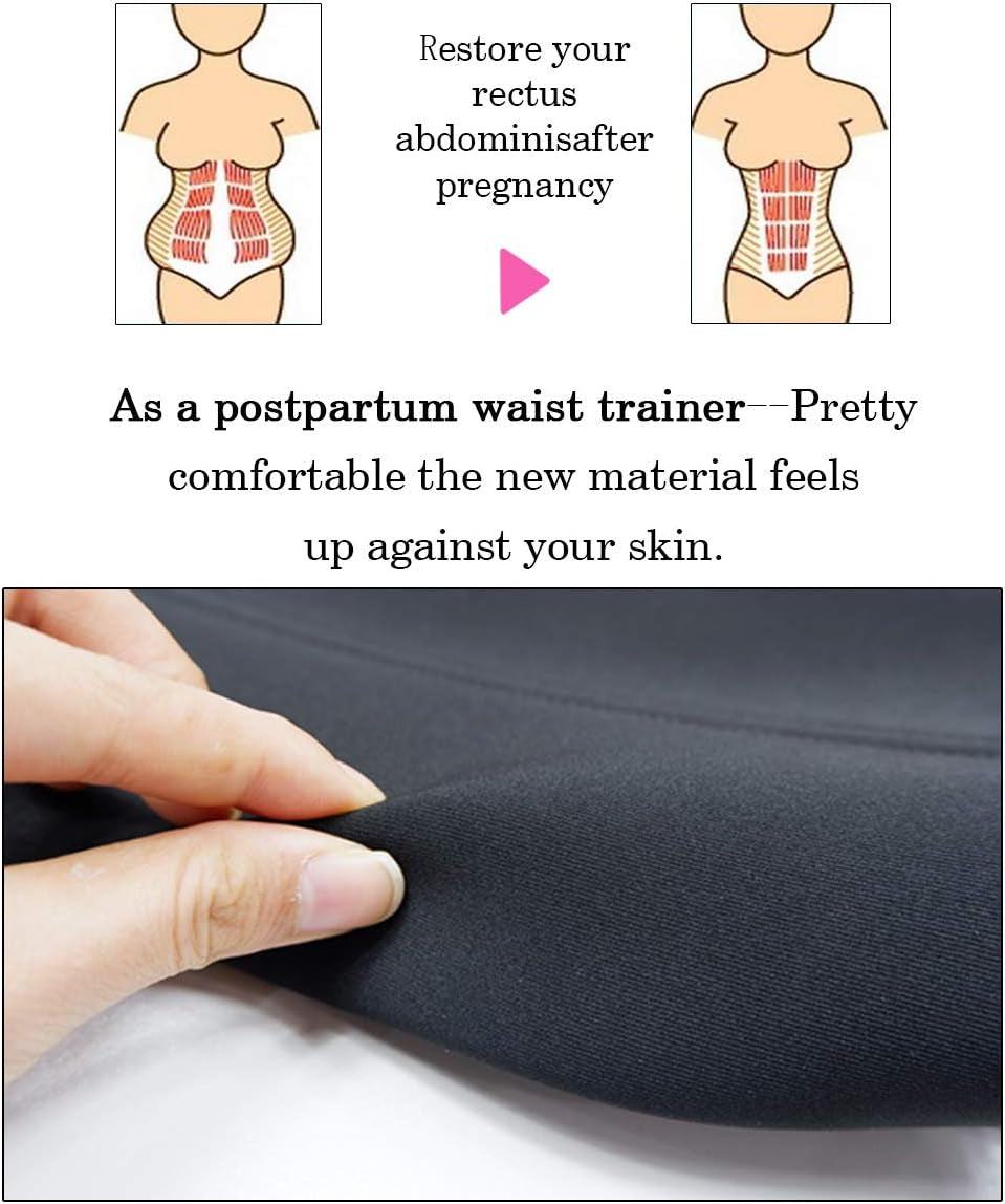 Gainkee Clip and Zip Waist Trainer Corset Women Neoprene Worked Out Sweat Vest Body Shaper