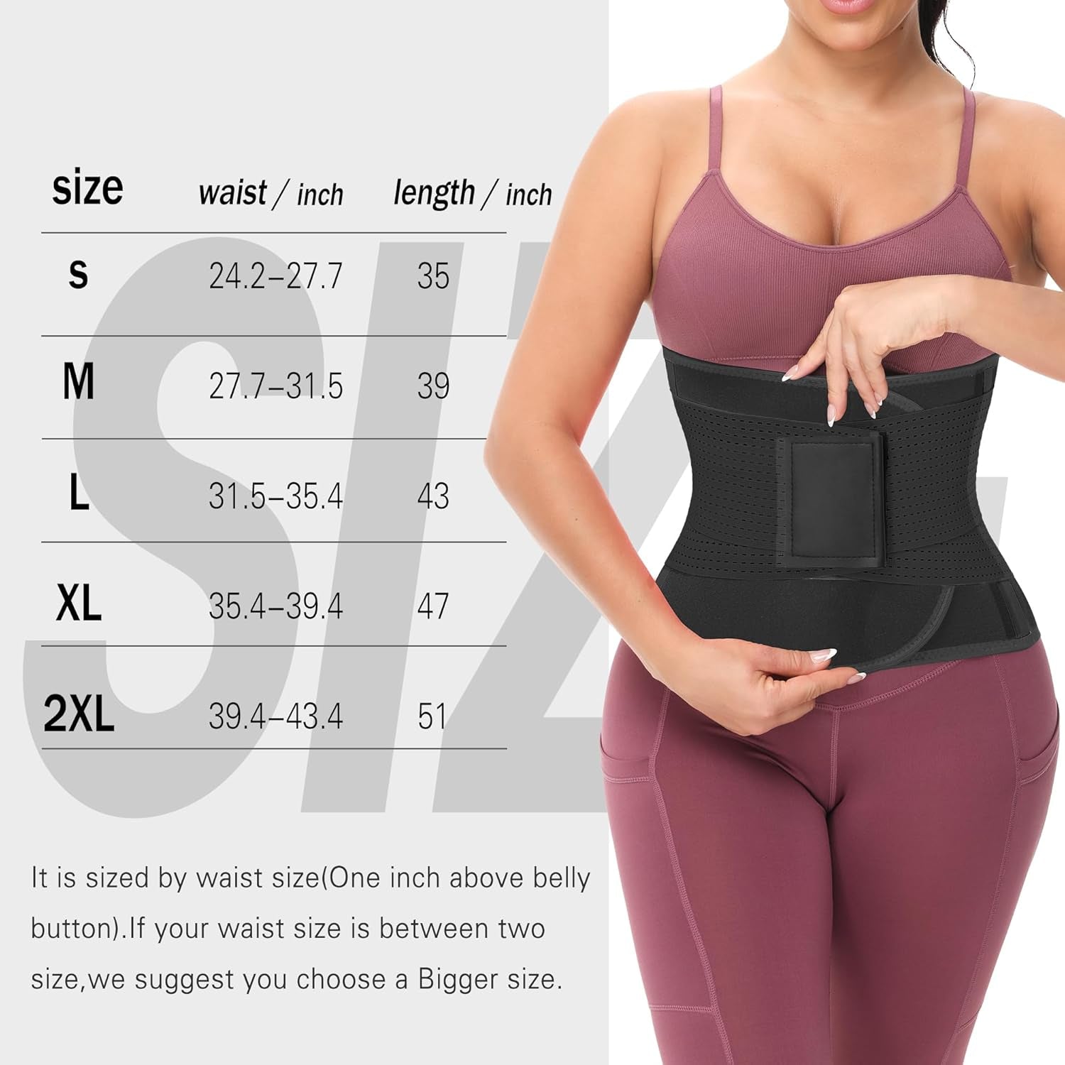 VENUZOR Waist Trainer Belt for Women - Waist Cincher Trimmer - Slimming Body Shaper Belt - Sport Girdle Belt (UP Graded)